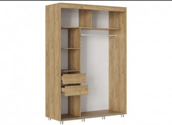 Шкаф-купе 1500 мм Форест крафт золотой(Стиль) в Кировграде - kirovgrad.mebel-e96.ru