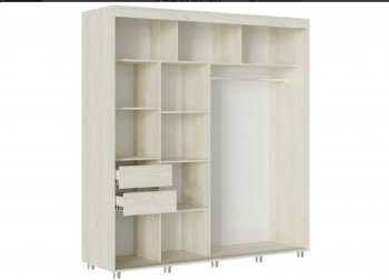 Шкаф-купе 2000 мм Форест крафт белый (Стиль) в Кировграде - kirovgrad.mebel-e96.ru