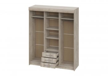 Шкаф-купе 1700 мм Фортуна (Дуб крафт серый) (ИЦ) в Кировграде - kirovgrad.mebel-e96.ru