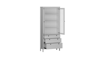 Пенал со стеклом Фрея (СБК) в Кировграде - kirovgrad.mebel-e96.ru