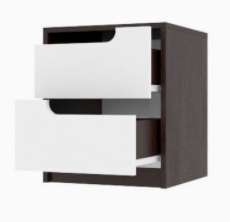 Тумба прикроватная Гавана белый (Текс) в Кировграде - kirovgrad.mebel-e96.ru