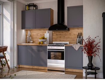 КУхонный гарнитур Глетчер 1800 мм маренго (Сурская) в Кировграде - kirovgrad.mebel-e96.ru