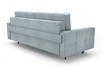 Диван-кровать Гольф + подушка цилиндрическая (2шт) (рогожка SHE993 (светло-серый)) (Софт) в Кировграде - kirovgrad.mebel-e96.ru