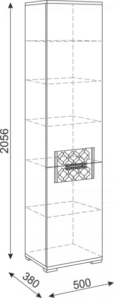 Стенка Тиффани модульная (Риннер) в Кировграде - kirovgrad.mebel-e96.ru