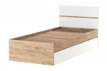 Кровать односпальная Гретта 900 мм крафт (Памир) в Кировграде - kirovgrad.mebel-e96.ru