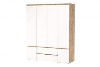 Шкаф 1800 мм 6С2Я 6дв, 2ящ. Гретта крафт золотой (Памир) в Кировграде - kirovgrad.mebel-e96.ru