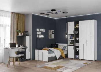 Набор детской мебели Грей модульный (МЛК) в Кировграде - kirovgrad.mebel-e96.ru