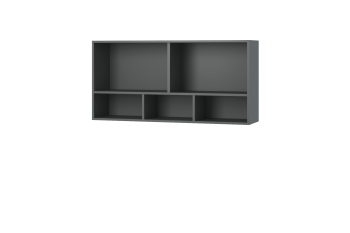 Полка навесная с дверками Грей (МЛК) в Кировграде - kirovgrad.mebel-e96.ru