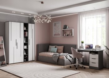 Набор детской мебели Грей модульный (МЛК) в Кировграде - kirovgrad.mebel-e96.ru