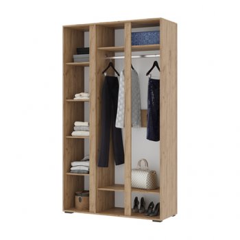 Шкаф 1200 мм с зеркалом Хелен ШК 02 графит (СтендМ) в Кировграде - kirovgrad.mebel-e96.ru