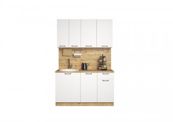 КУхонный гарнитур Хелмер 1400 мм (Сурская) в Кировграде - kirovgrad.mebel-e96.ru