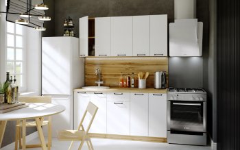 КУхонный гарнитур Хелмер 1600 мм (Сурская) в Кировграде - kirovgrad.mebel-e96.ru