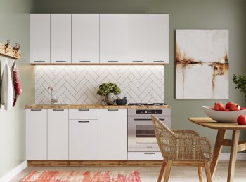 КУхонный гарнитур Хелмер 2000 мм под духовой (Сурская) в Кировграде - kirovgrad.mebel-e96.ru