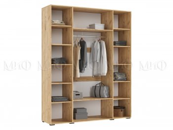 Шкаф 1800 мм Ирис с антресолью крафт/графит (Миф) в Кировграде - kirovgrad.mebel-e96.ru