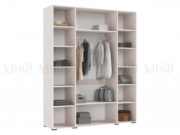 Шкаф 1800 мм Ирис с антресолью кашемир (Миф) в Кировграде - kirovgrad.mebel-e96.ru