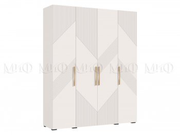 Шкаф 1800 мм Ирис с антресолью кашемир (Миф) в Кировграде - kirovgrad.mebel-e96.ru