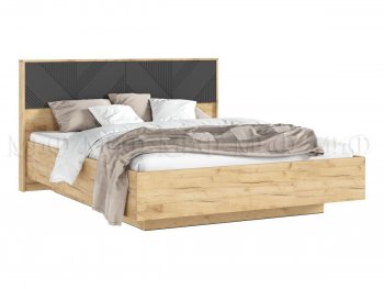 Кровать парящая Ирис крафт/графит(Миф) в Кировграде - kirovgrad.mebel-e96.ru