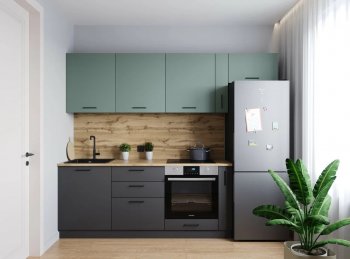 Кухонный гарнитур Изумруд 2550 мм (Санвут) в Кировграде - kirovgrad.mebel-e96.ru