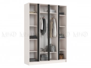 Шкаф 1600 мм 4-х створчатый Келвин кашемир (Миф) в Кировграде - kirovgrad.mebel-e96.ru