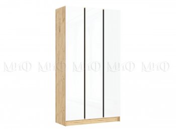 Шкаф 1200 мм 3-х ств. Келвин крафт золотой/белый (Миф) в Кировграде - kirovgrad.mebel-e96.ru