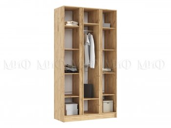 Шкаф 1200 мм 3-х ств. Келвин дуб золотой/графит (Миф) в Кировграде - kirovgrad.mebel-e96.ru