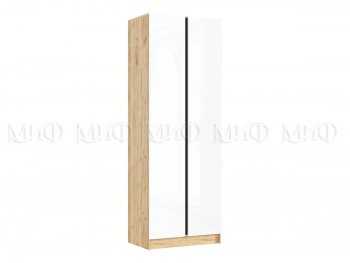 Шкаф 800 мм 2-х ств. Келвин крафт золотой/белый (Миф) в Кировграде - kirovgrad.mebel-e96.ru