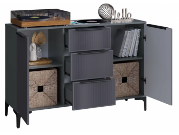 Комод Кимберли графит (Handis) в Кировграде - kirovgrad.mebel-e96.ru