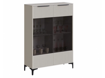 Шкаф со стеклом Кимберли кашемир (Handis) в Кировграде - kirovgrad.mebel-e96.ru