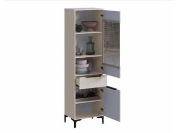 Пенал 550 мм со стеклом Кимберли кашемир (Handis) в Кировграде - kirovgrad.mebel-e96.ru