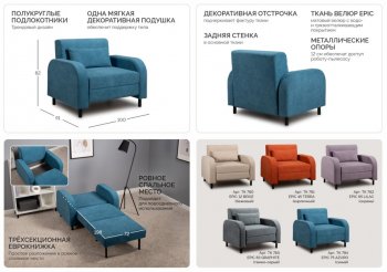 Кресло-кровать Киото (НиК) в Кировграде - kirovgrad.mebel-e96.ru