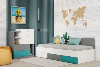 Кровать Клео арт. 010 океан (Диал) в Кировграде - kirovgrad.mebel-e96.ru