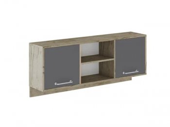 Навесная секция Колибри Лофт серый (Текс) в Кировграде - kirovgrad.mebel-e96.ru | фото