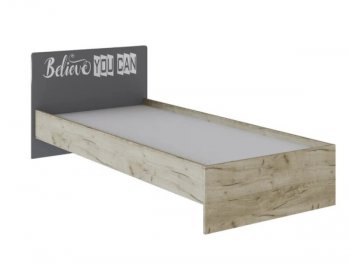 Кровать 900 мм Колибри Лофт серый (Текс) в Кировграде - kirovgrad.mebel-e96.ru