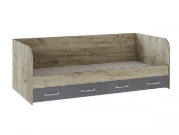 Кровать с ящиками Колибри Лофт дуб серый (Текс) в Кировграде - kirovgrad.mebel-e96.ru