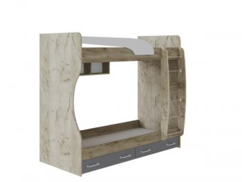 Набор детской мебели Колибри Лофт серый (Текс) в Кировграде - kirovgrad.mebel-e96.ru