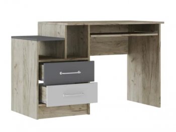 Стол письменный Колибри Лофт серый (Текс) в Кировграде - kirovgrad.mebel-e96.ru