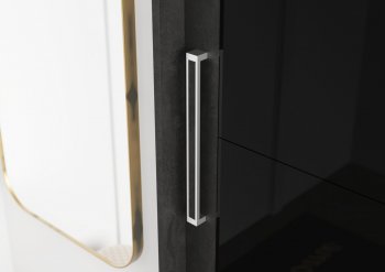 Шкаф-купе 1500 мм Комфорт BLACK EDITION (Стиль) в Кировграде - kirovgrad.mebel-e96.ru