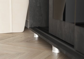 Шкаф-купе 1500 мм Комфорт BLACK EDITION (Стиль) в Кировграде - kirovgrad.mebel-e96.ru