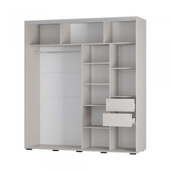 Шкаф-купе Крафт-6 кашемир 2000 мм (БТС) в Кировграде - kirovgrad.mebel-e96.ru