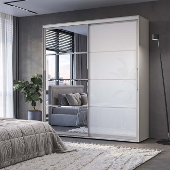 Шкаф-купе Крафт-6 кашемир 2000 мм (БТС) в Кировграде - kirovgrad.mebel-e96.ru