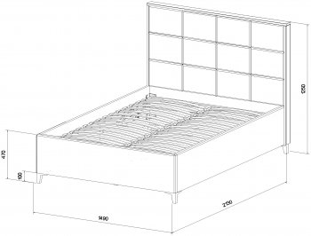 Кровать с подъемным механизмом Мега беж (Лин) в Кировграде - kirovgrad.mebel-e96.ru