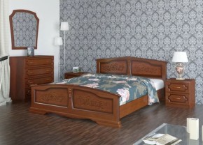 Кровать из массива Елена Орех (БМ) в Кировграде - kirovgrad.mebel-e96.ru