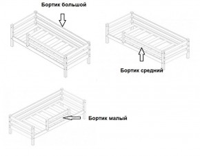 Кровать одноярусная Сонечка (800*1900) модульная в Кировграде - kirovgrad.mebel-e96.ru