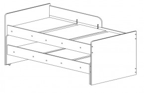 Кровать выкатная Радуга (Матрешка) 800*1900 в Кировграде - kirovgrad.mebel-e96.ru