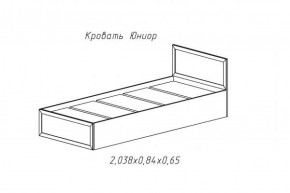 Кровать ЮНИОР (800х2000) (АстридМ) в Кировграде - kirovgrad.mebel-e96.ru