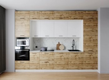 Кухонный гарнитур Лада 3400 мм (Санвут) в Кировграде - kirovgrad.mebel-e96.ru