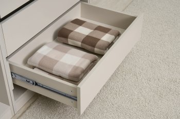 Гардеробная/шкаф 3200 мм Ларго №2 открытая Кашемир (Миф) в Кировграде - kirovgrad.mebel-e96.ru