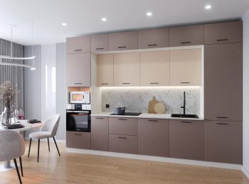 Кухонный гарнитур Латте 3400 мм (Санвут) в Кировграде - kirovgrad.mebel-e96.ru