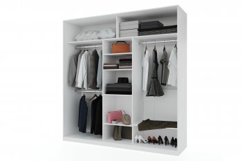Шкаф-купе 1800 мм LINE 3-хдвер. BL18-6.3D (Мама) в Кировграде - kirovgrad.mebel-e96.ru