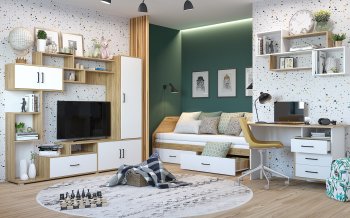 Набор детской мебели Лайт, модульный комп.2 (Гор) в Кировграде - kirovgrad.mebel-e96.ru